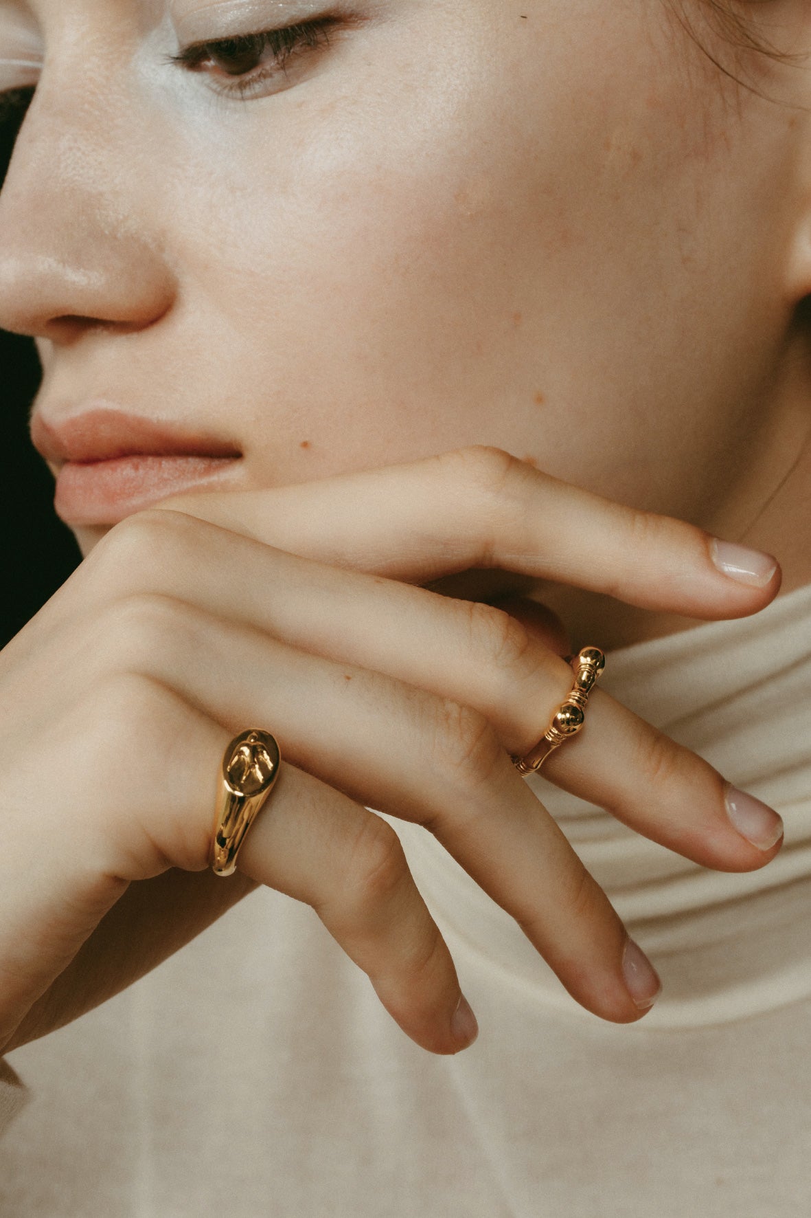 【受注販売】pole ring(silver/gold)