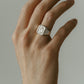 【受注販売】 flower ring/01(silver/gold)