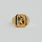 【受注販売】 flower ring/01(silver/gold)