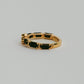 【受注販売】 flower ring/02(onyx)(silver/gold)