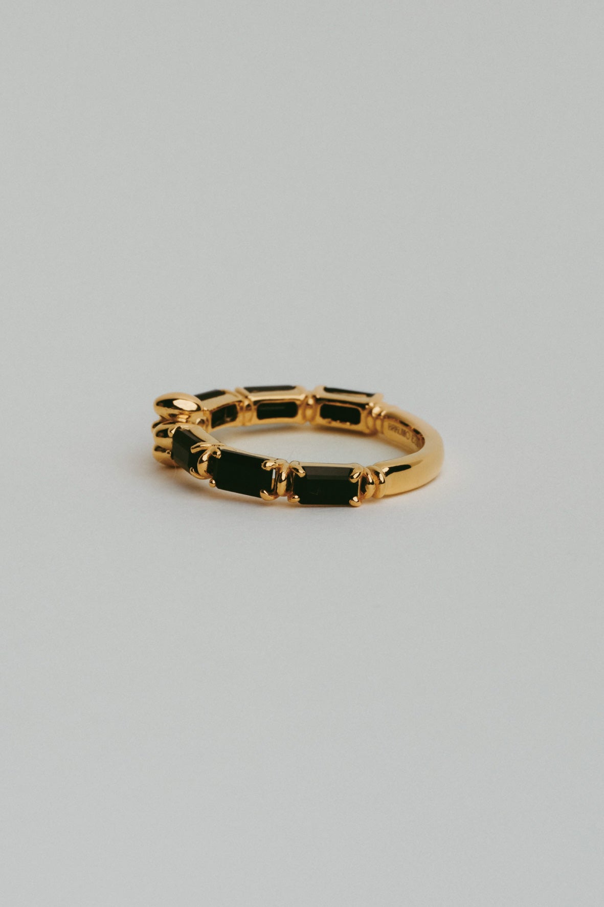 【受注販売】 flower ring/02(onyx)(silver/gold)
