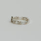 【受注販売】 flower ring/02(cz)(silver/gold)