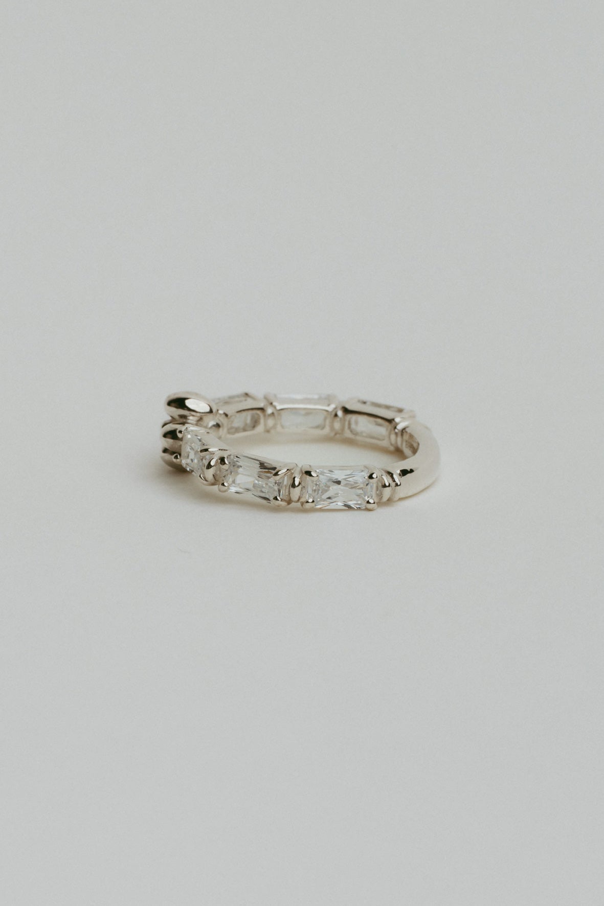 【受注販売】 flower ring/02(cz)(silver/gold)