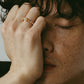 【受注販売】 flower ring/02(cz)(silver/gold)