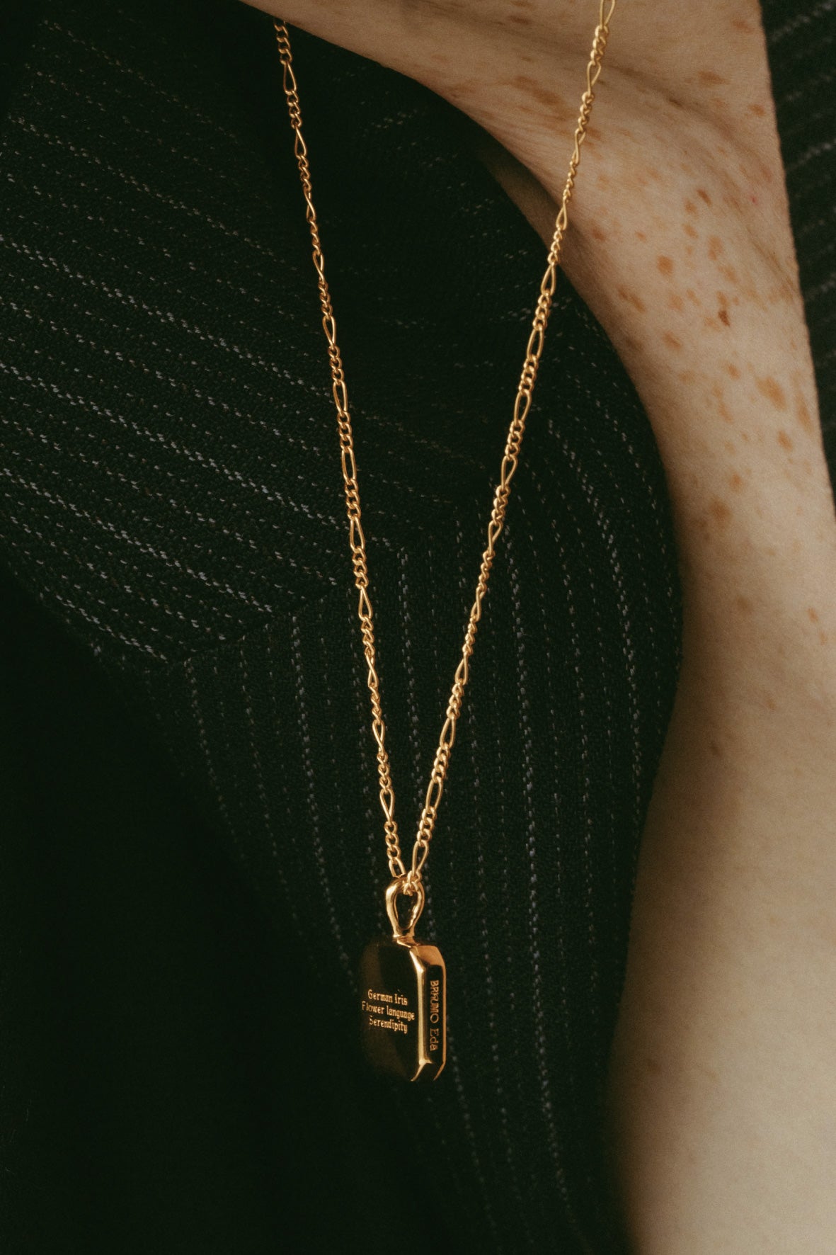 【受注販売】flower necklace/01(silver/gold)