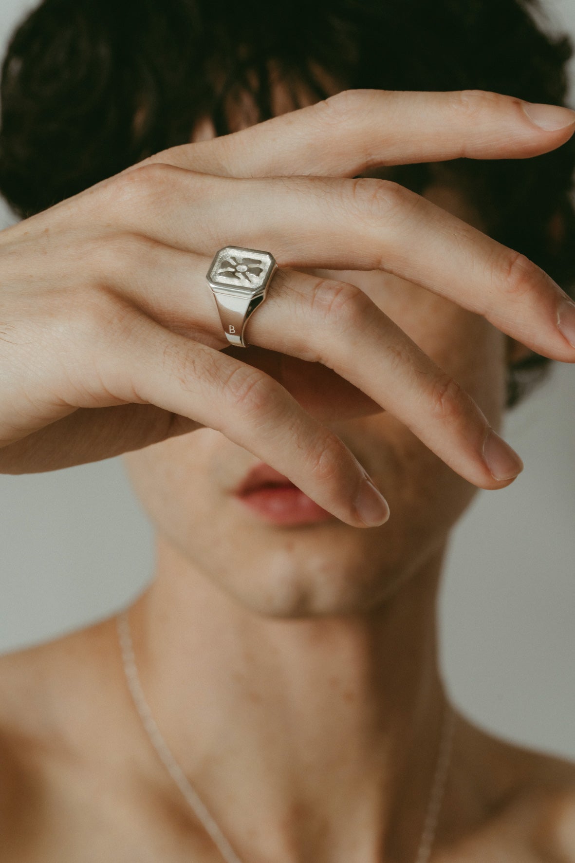 【受注販売】 flower ring/01(silver/gold)