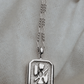 flower necklace/01(silver/gold)