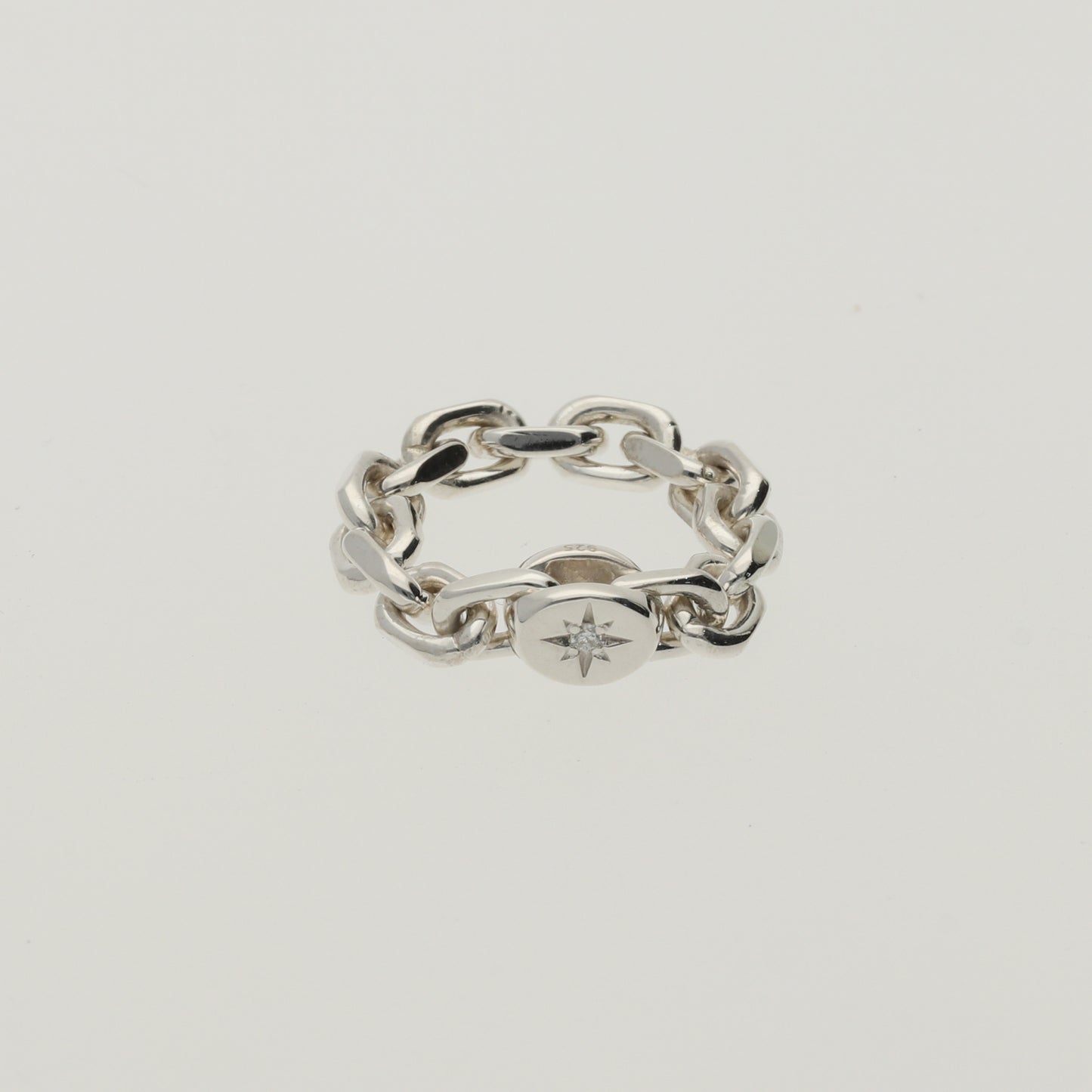 【受注商品】star chain ring(silver/gold)