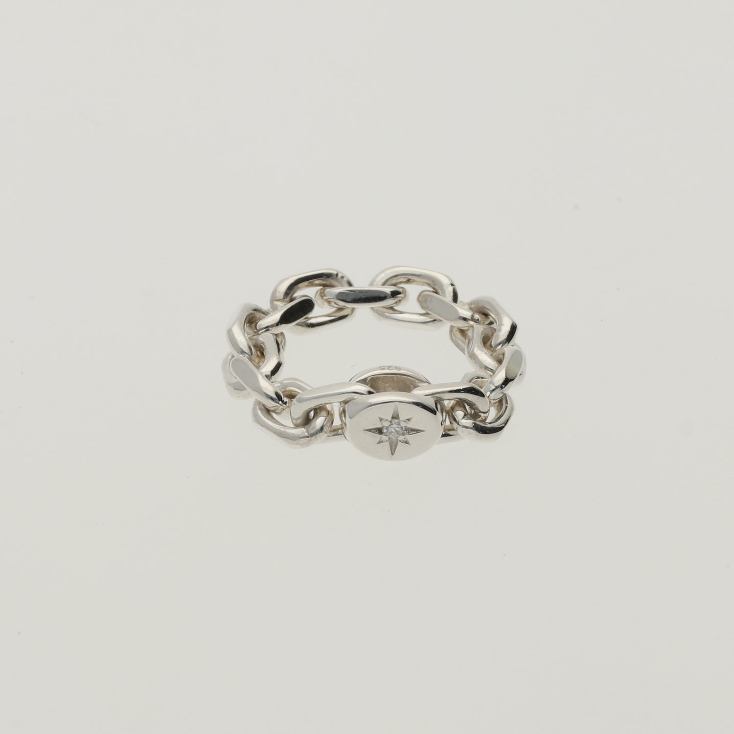 【受注商品】star chain ring(silver/gold)