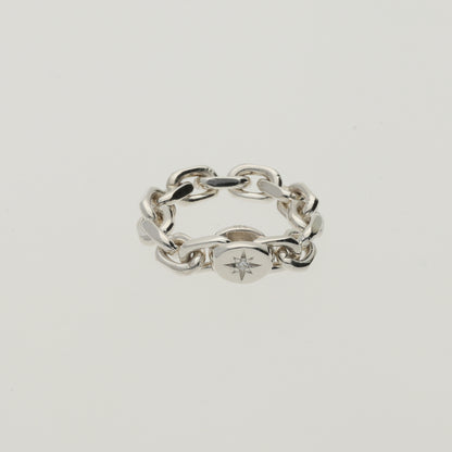【受注商品】star chain ring(silver/gold)