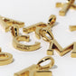 initial necklace/charm(silver/gold)