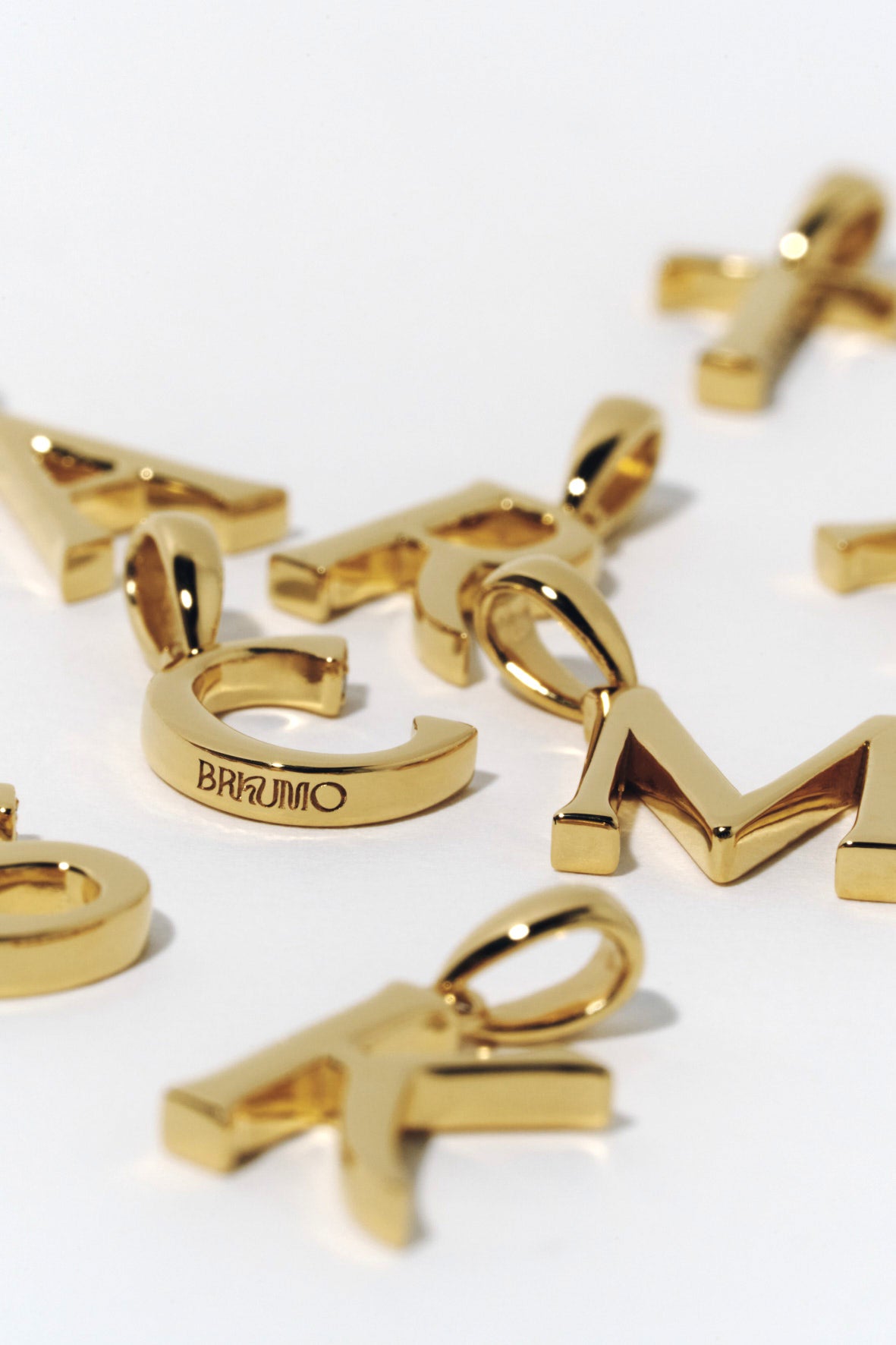 initial necklace/charm(silver/gold)