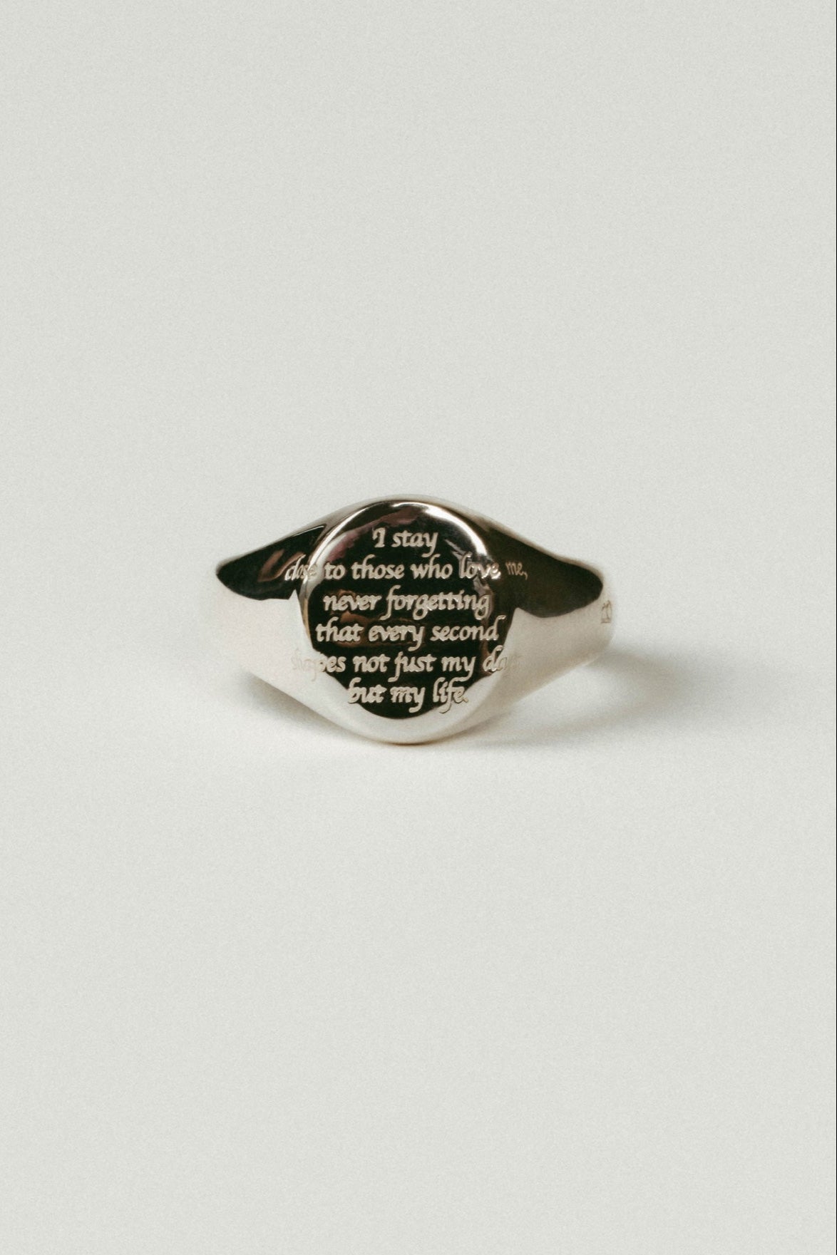 【受注販売】message ring(silver/gold)