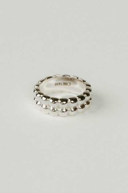【受注販売】omochi ring(silver/gold)