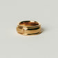 【受注販売】tag ring(silver/gold)
