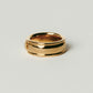 【受注販売】tag ring(silver/gold)