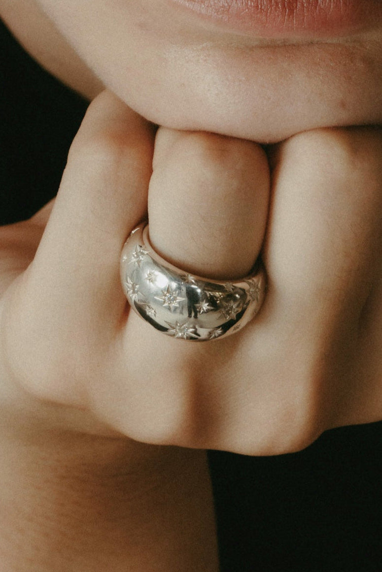 【受注販売】star ring(silver/gold)