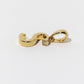 initial necklace/charm(silver/gold)