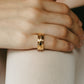 【受注販売】tag ring(silver/gold)