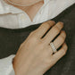 【受注販売】omochi ring(silver/gold)