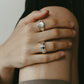 【受注販売】tag ring(silver/gold)