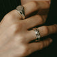 【受注販売】message ring(silver/gold)