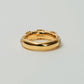 【受注販売】unit ring(cz)(silver/gold)