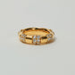 【受注販売】unit ring(cz)(silver/gold)