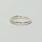 【受注販売】HR ring(cz)(silver/gold)