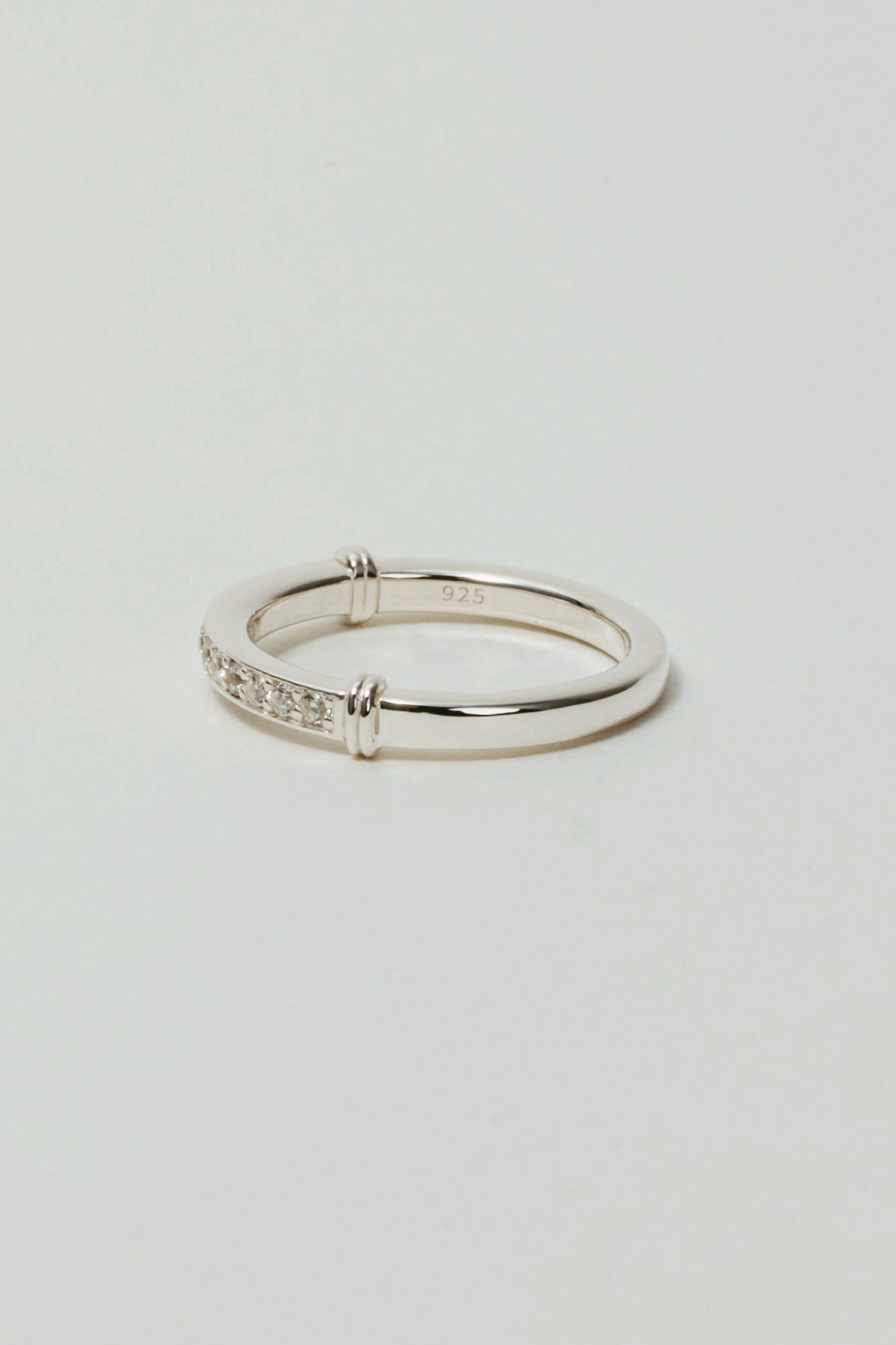 【受注販売】HR ring(cz)(silver/gold)