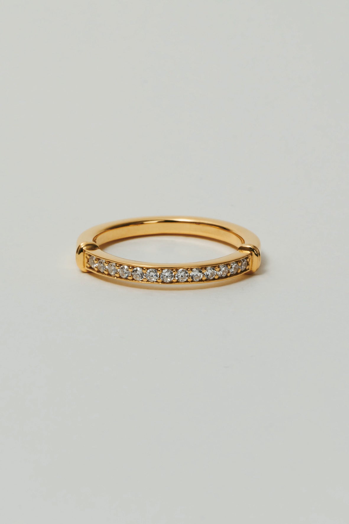 【受注販売】HR ring(cz)(silver/gold)