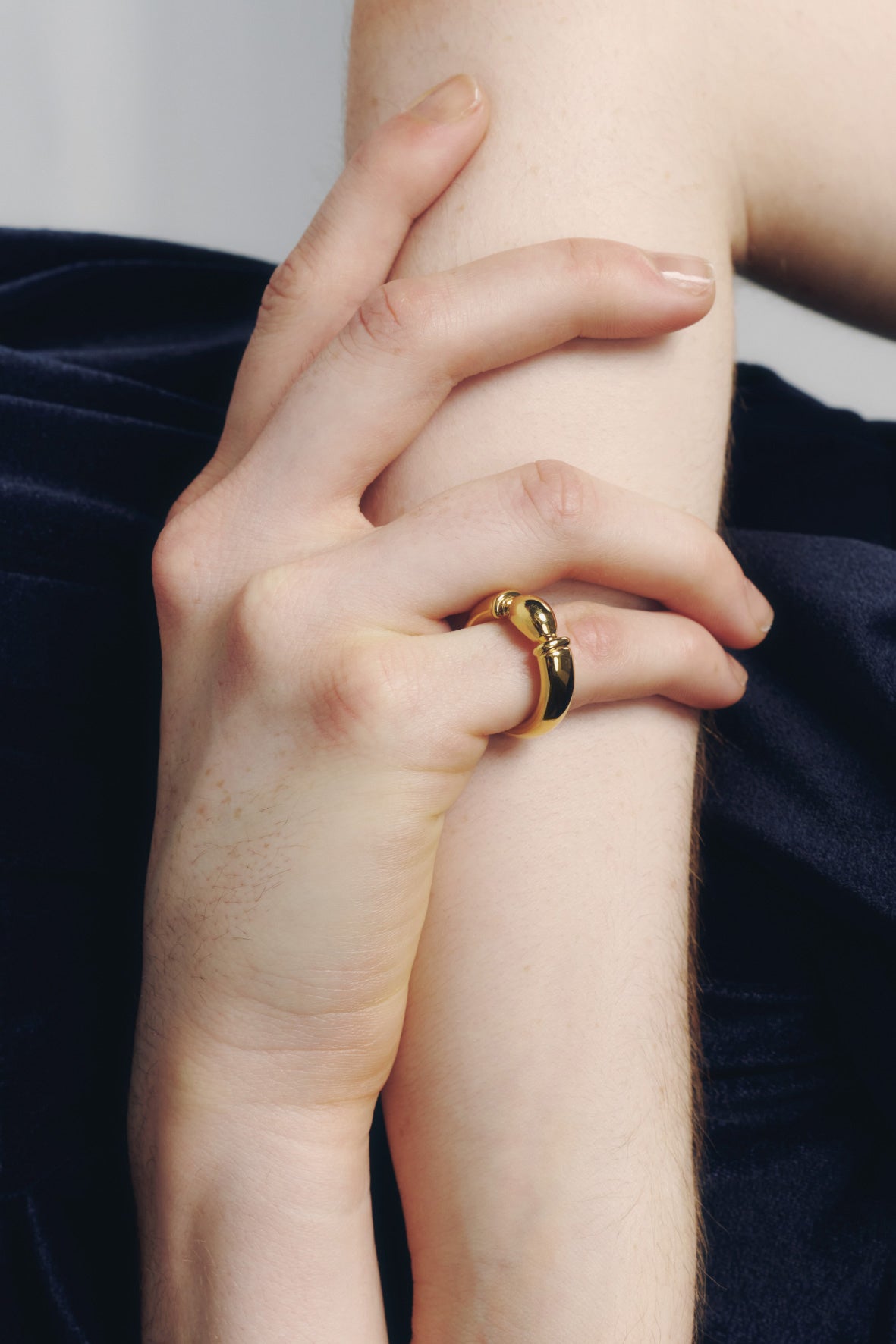 【受注商品】H ring(m)(silver/gold)