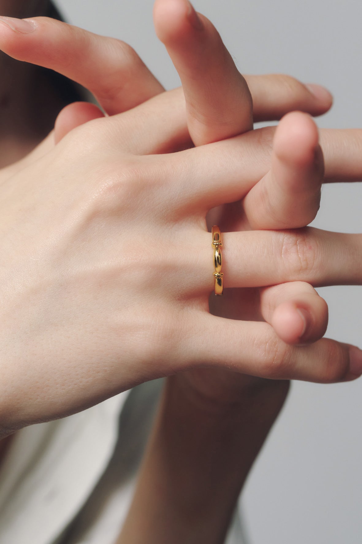 【受注商品】H ring(s)(silver/gold)