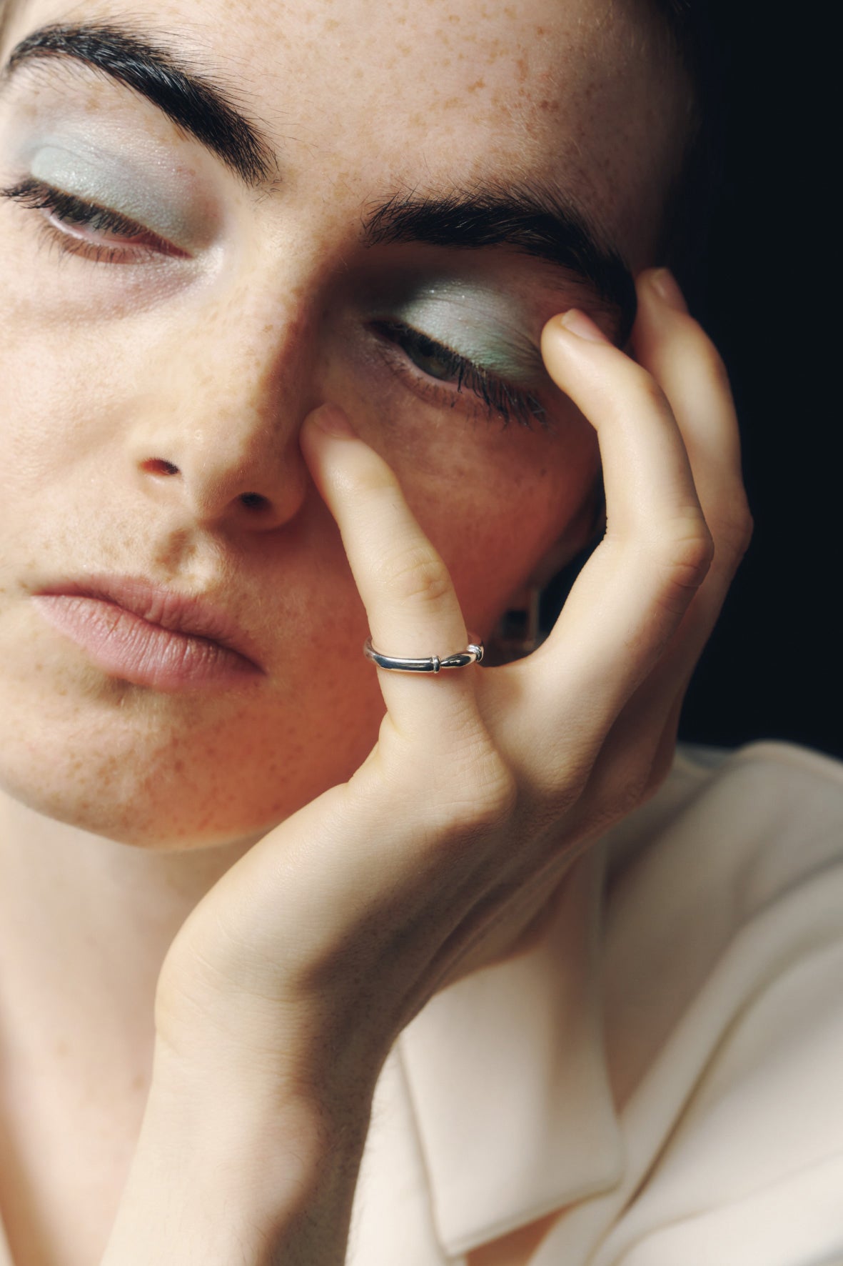【受注商品】H ring(s)(silver/gold)