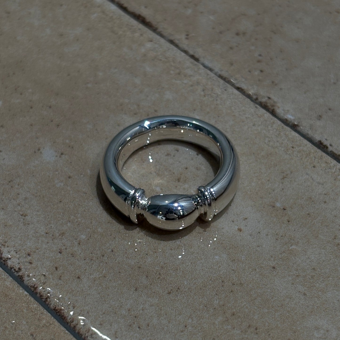 【受注商品】H ring(m)(silver/gold/mix)