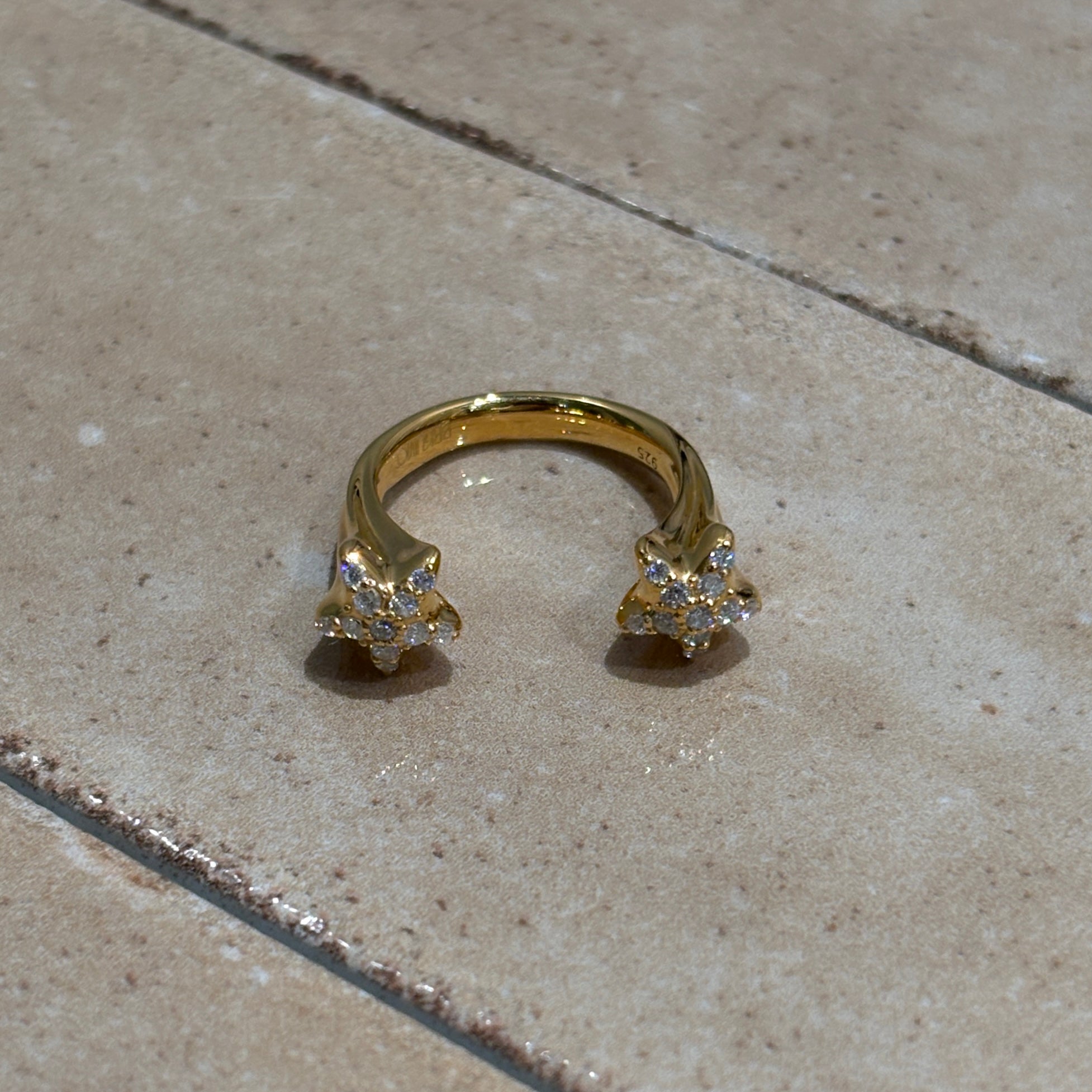 【受注商品】sea star ring(silver/gold)