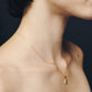 initial necklace/charm(silver/gold)