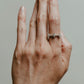 【受注商品】flower ring/03(cz)(silver/gold)