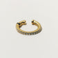 【受注商品】row ear cuff(cz)(silver/gold)