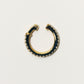 【受注商品】row ear cuff(cz)(silver/gold)