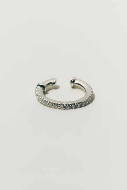 【受注商品】row ear cuff(cz)(silver/gold)