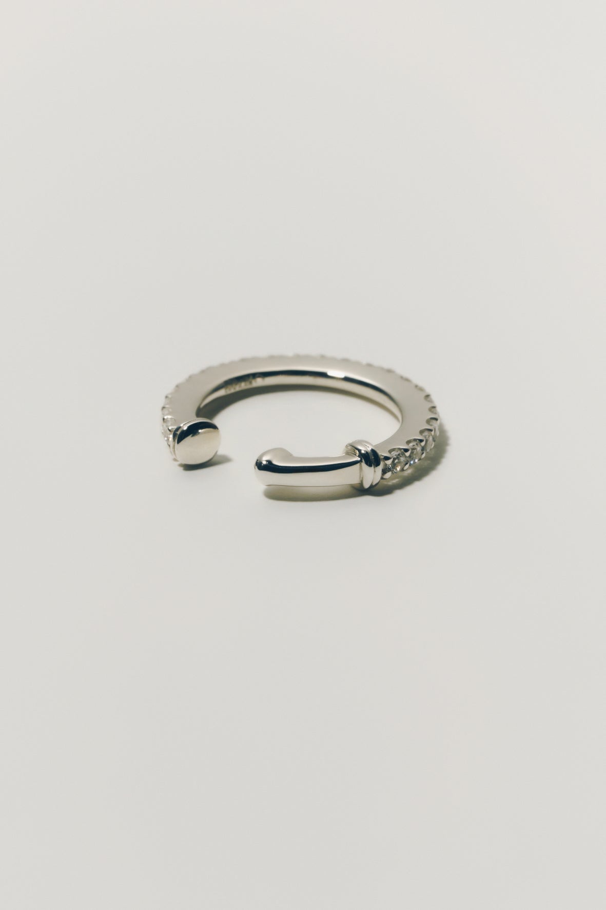 【受注商品】row ear cuff(cz)(silver/gold)