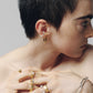 【受注商品】row ear cuff(cz)(silver/gold)