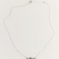 【受注商品】frame necklace(cz×onyx)(silver/gold)
