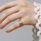【店舗用】frame ring(cz)(silver/gold)