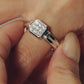 【店舗用】frame ring(cz)(silver/gold)
