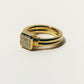 【店舗用】frame ring(cz)(silver/gold)
