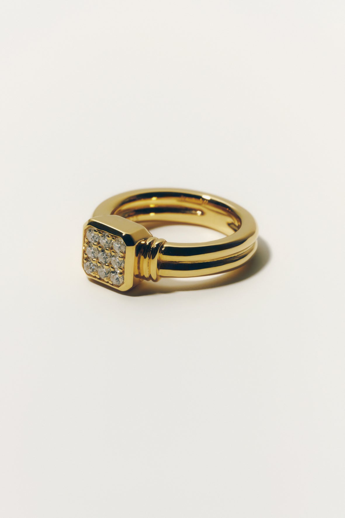 【店舗用】frame ring(cz)(silver/gold)