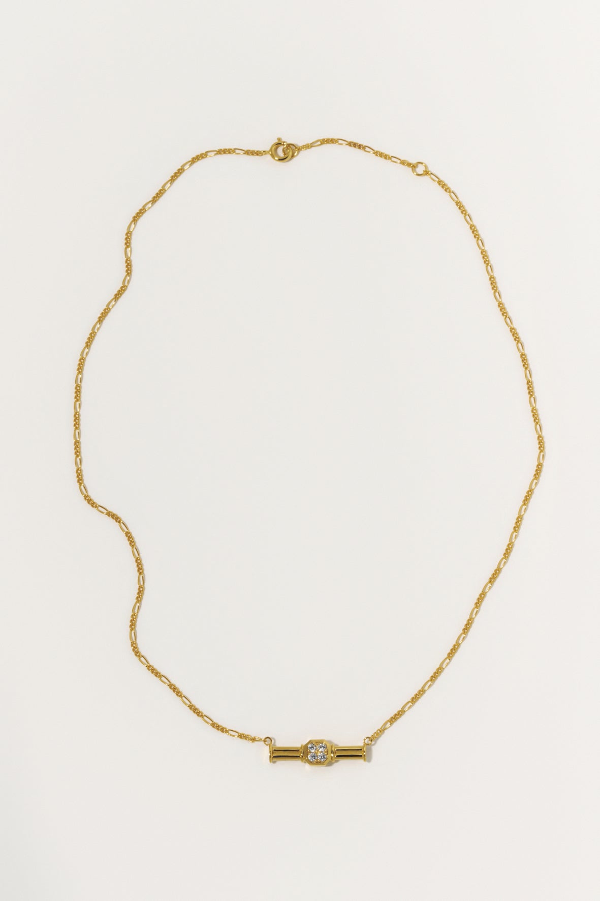 【店舗用】frame necklace(cz)(silver/gold)