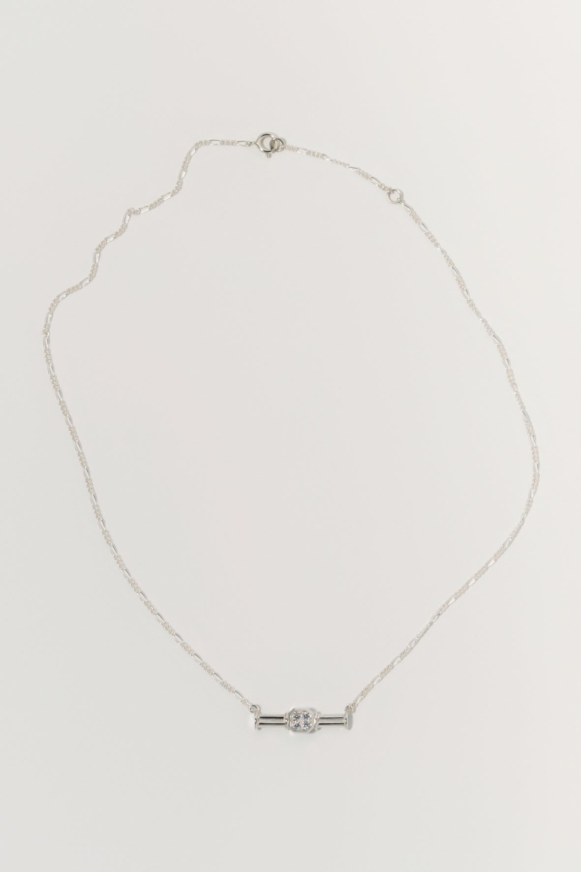 【店舗用】frame necklace(cz)(silver/gold)